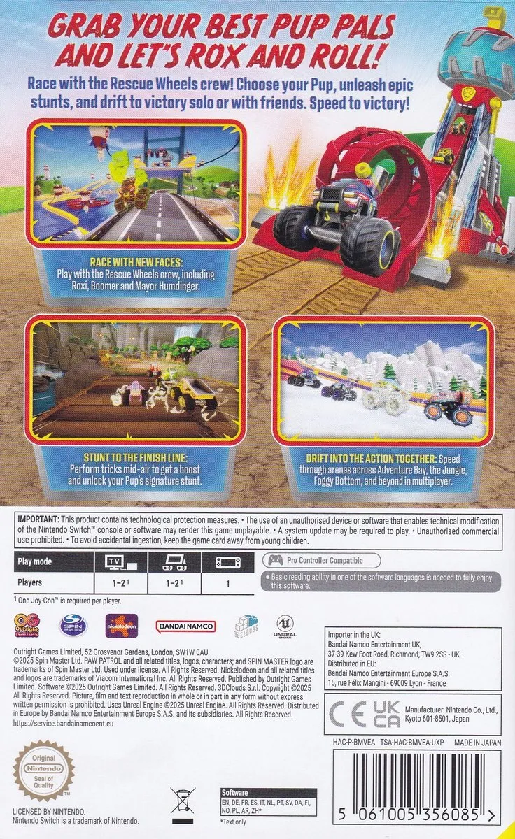 Outright Games Paw Patrol Rescue Wheels Championship