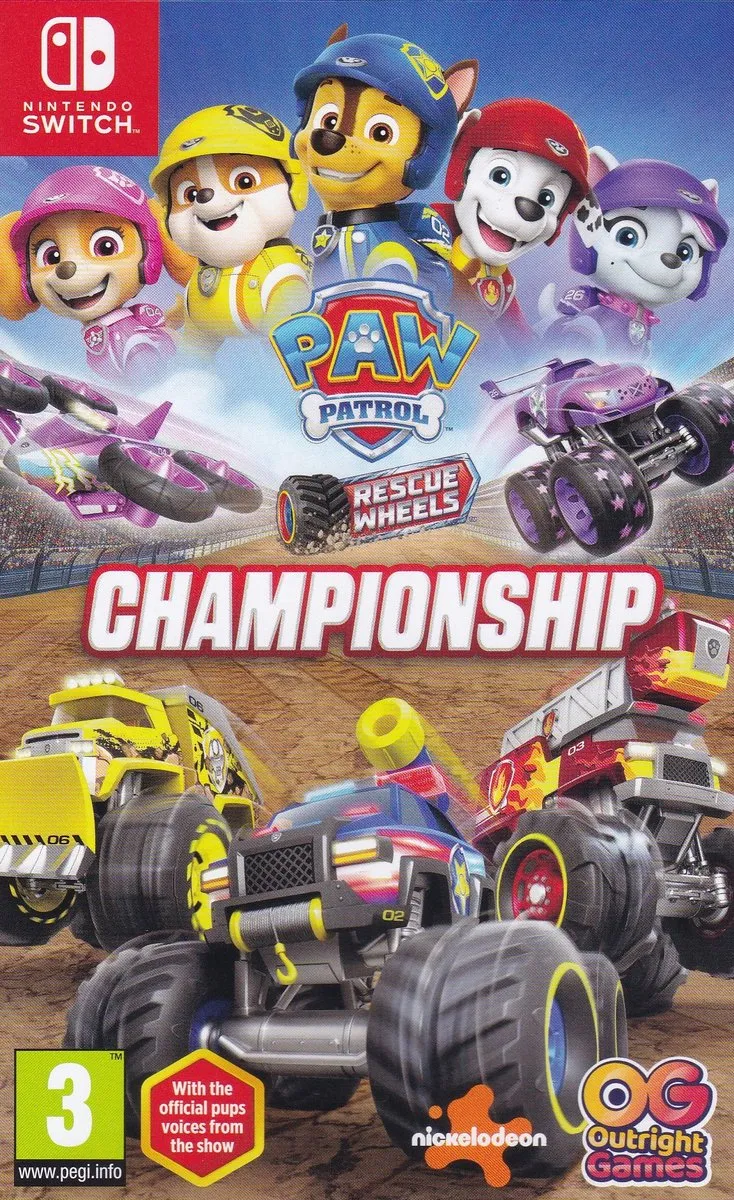 Outright Games Paw Patrol Rescue Wheels Championship - Switch