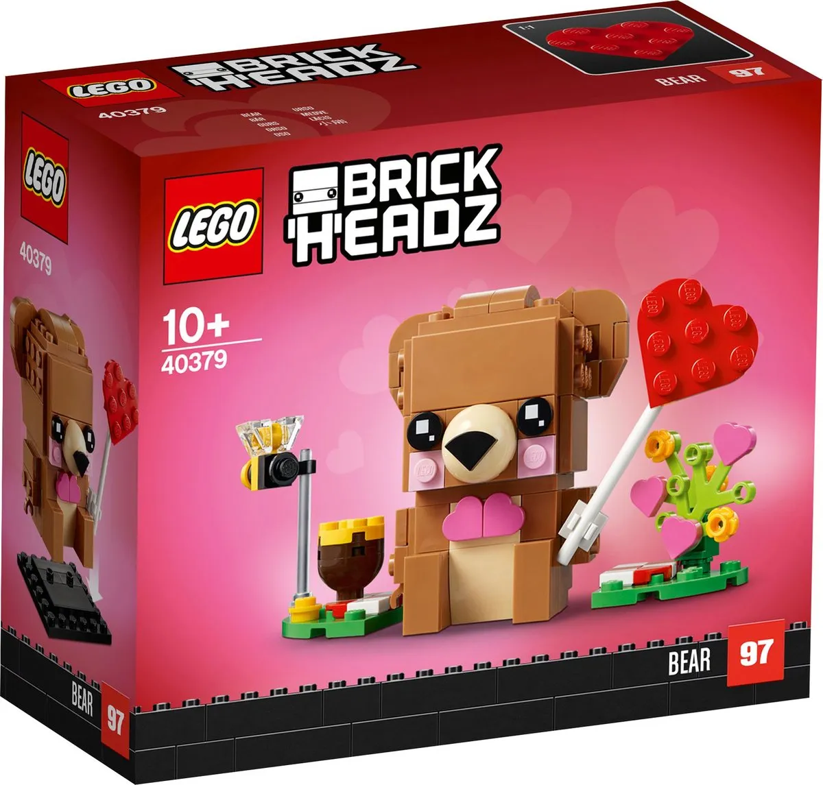 LEGO Brickheadz 40379 Valentijnsbeer