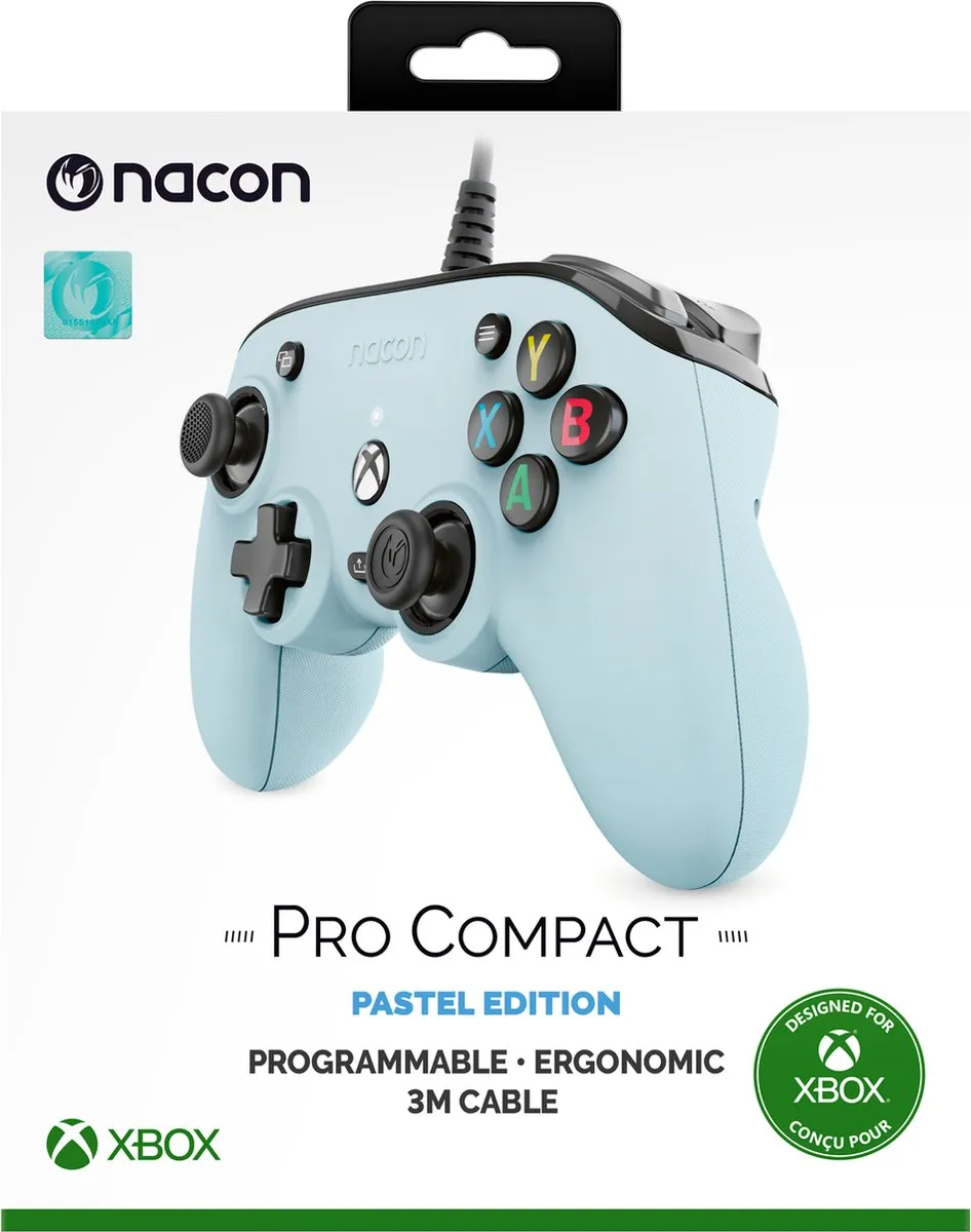 Nacon Pro Compact Controller Xbox Series X|S - Pastel blauw - afbeelding 6 van 6