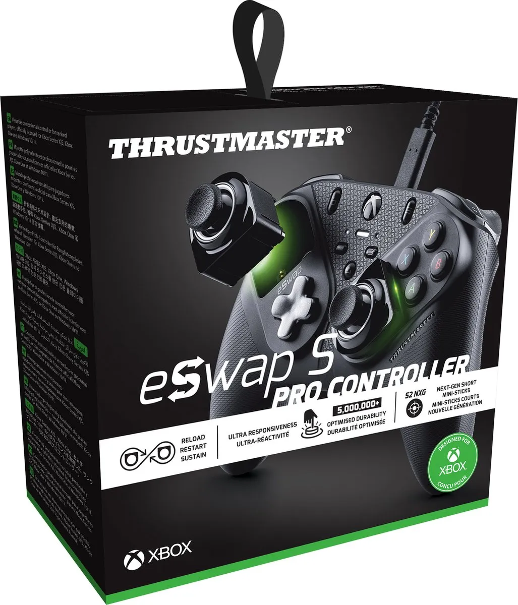 Thrustmaster Eswap S PRO Controller - Xbox Series X|S en PC - Bedrade Gamepad (3m) - S2 NXG Mini-Sticks