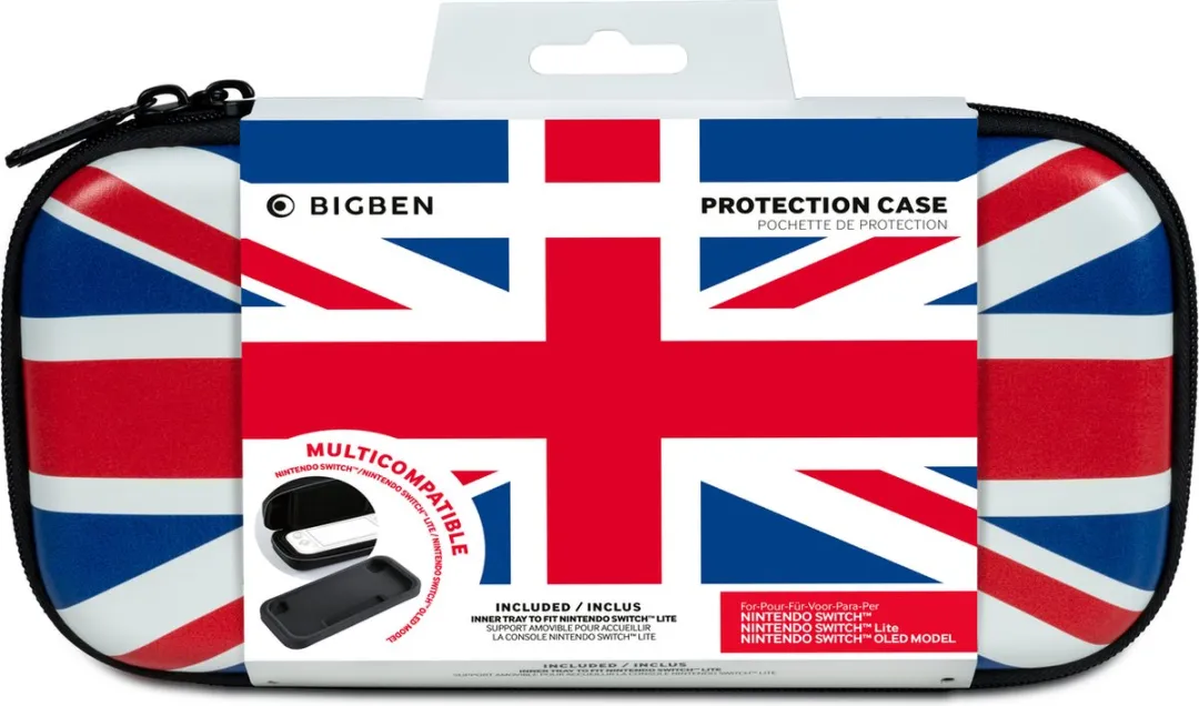Bigben Nintendo Switch Consolehoes UK Vlag - SWITCHPOUCHUK