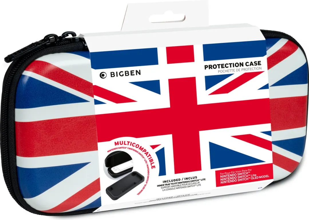 Bigben Nintendo Switch Consolehoes UK Vlag - SWITCHPOUCHUK