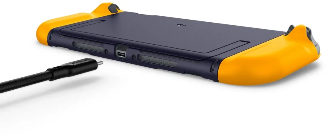 Spigen Nano Pop Hoes Nintendo - Marineblauw/Geel