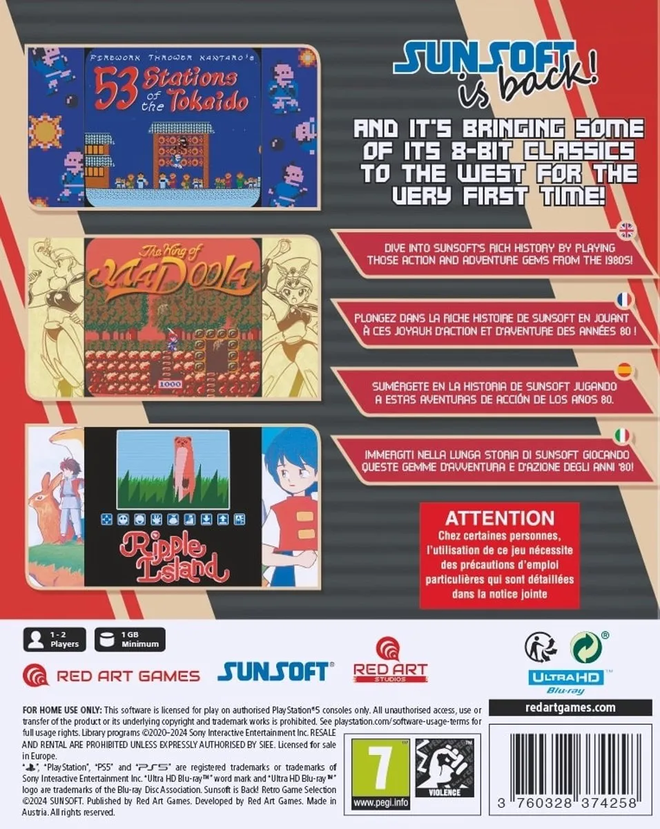PS5 Sunsoft is Back! Retro Game Selection