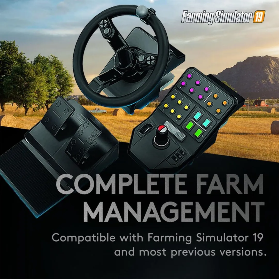 Logitech G Saitek Farming Simulator Controller - Zwart