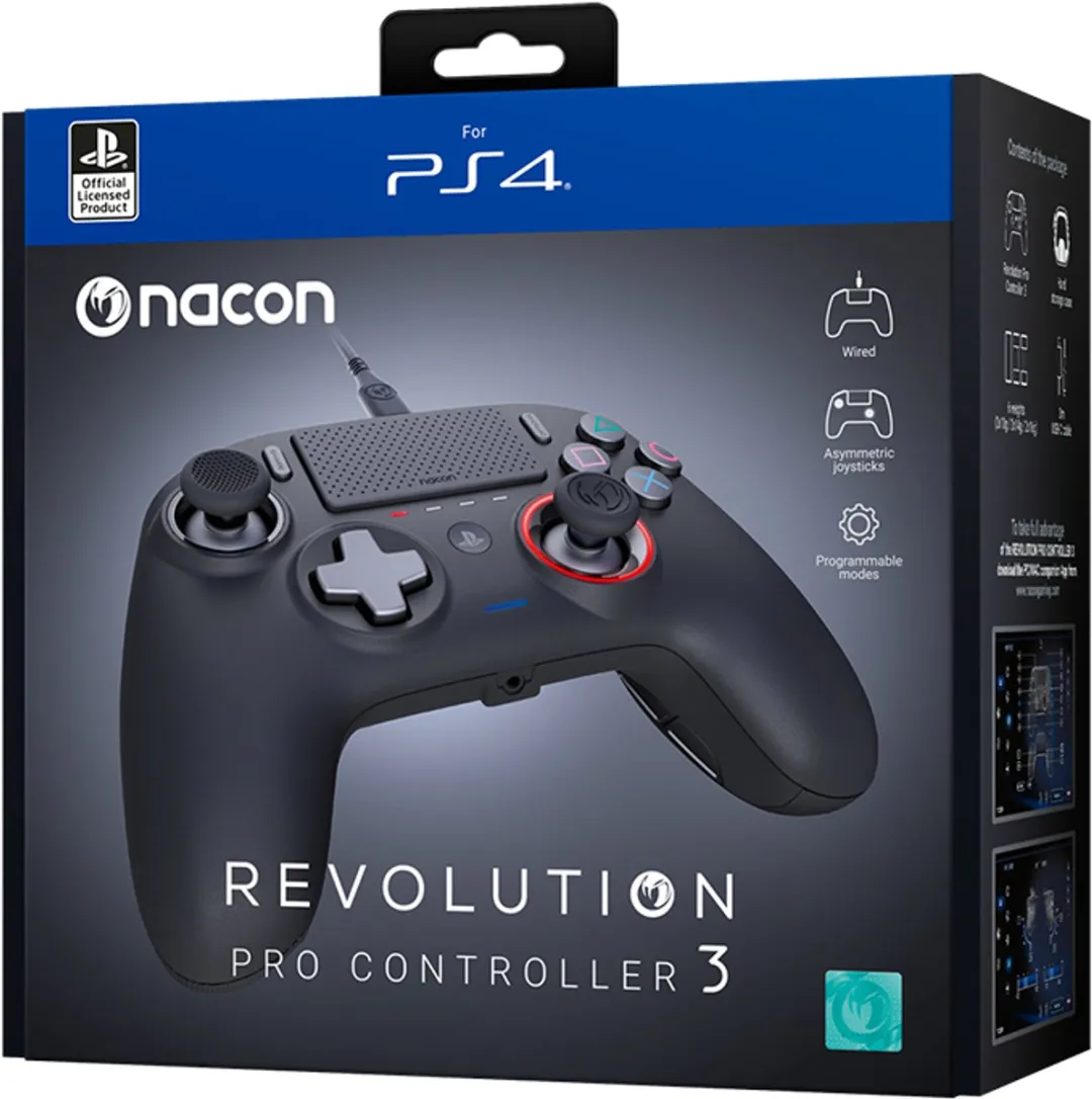 Nacon Revolution Pro Controller V3 PS4 - Zwart