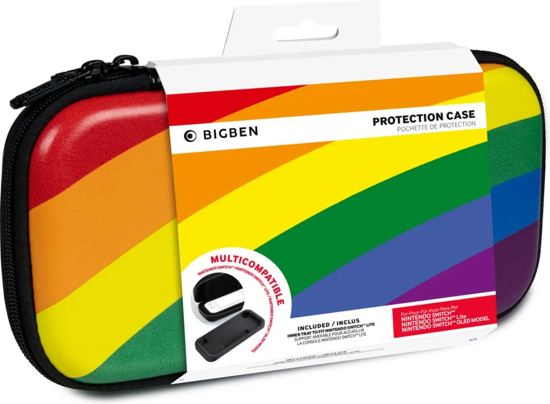 Bigben Nintendo Switch Consolehoes Regenboog