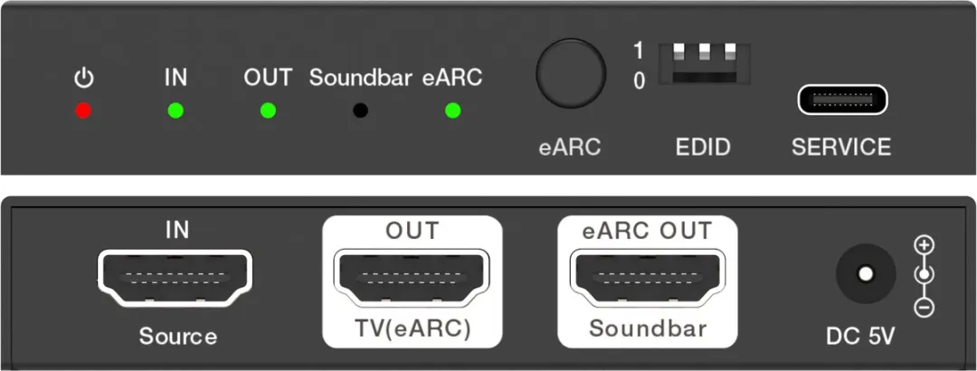 NÖRDIC SGM-241 HDMI 2.1 Audio Extractor - 8K60Hz/4K120Hz