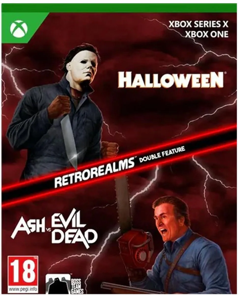 Outright Games XSX Halloween & Ash vs Evil Dead Retro Realms Double Feature