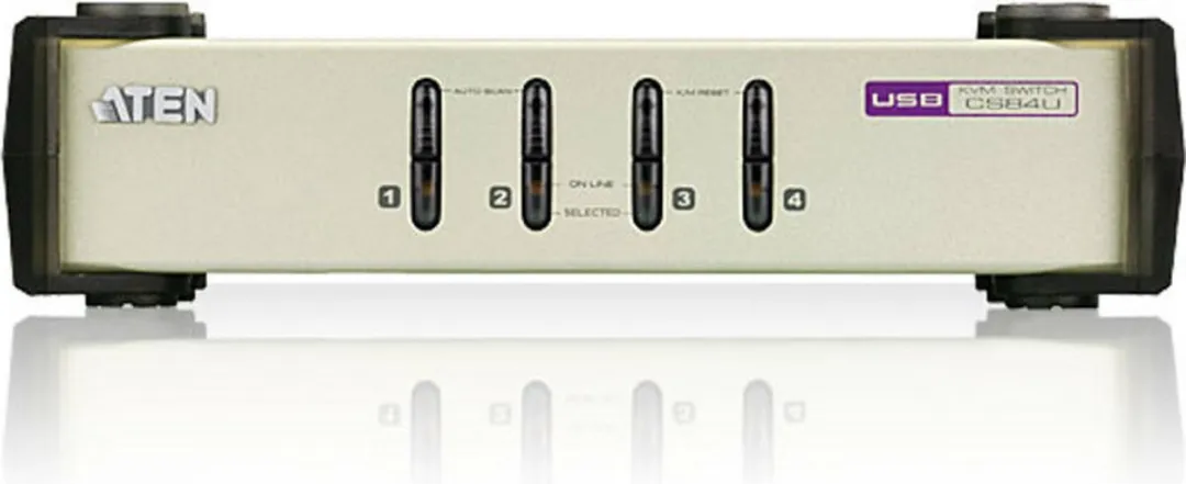 ATEN CS84U KVM-schakelaar VGA USB - 4 Poorten