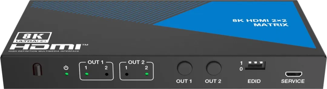 NÖRDIC SGM-244 HDMI Matrix Switch 8K 60Hz - 4K 120Hz - Audio Extractor