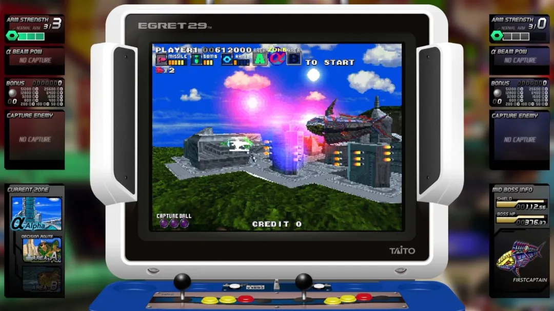 ININ Games G-Darius HD Arcade Game - 2 Spelers