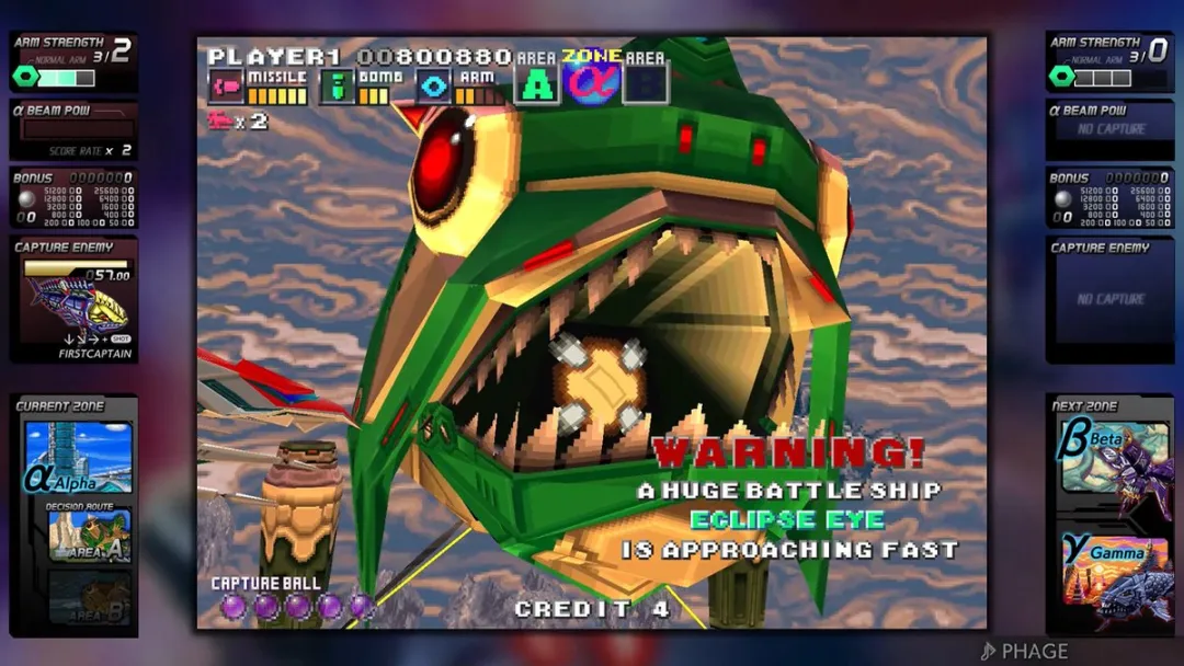 ININ Games G-Darius HD Arcade Game - 2 Spelers - afbeelding 6 van 6