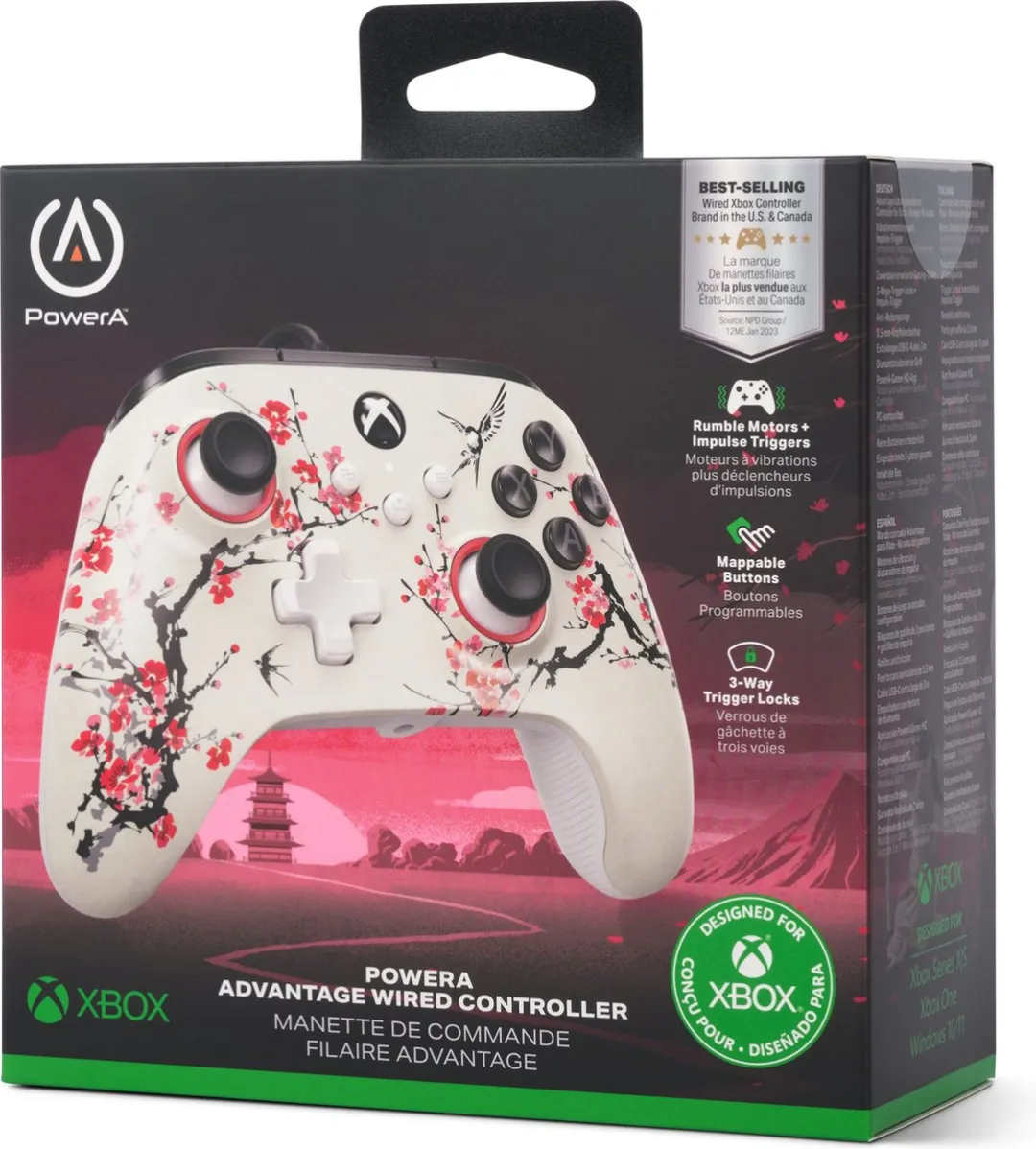 POWERA Advantage Controller Xbox Series X|S XBGP0180-02 - Warriors Nirvana - afbeelding 6 van 6