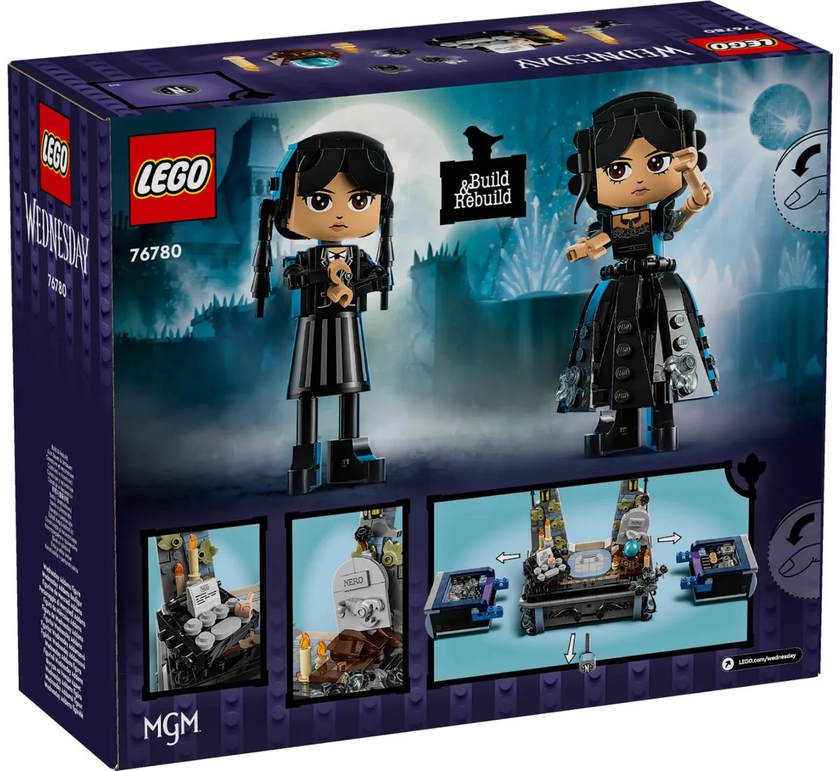 LEGO Wednesday Addams Figuur 76780 - 702 Stukken