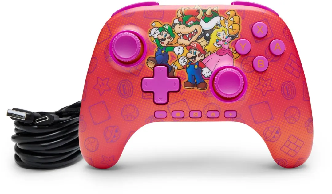 PowerA Advantage NSGP0548 Draadloze Controller - Mario & Friends - 900mAh - afbeelding 6 van 6