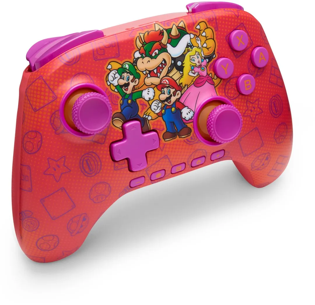 PowerA Advantage NSGP0548 Draadloze Controller - Mario & Friends - 900mAh