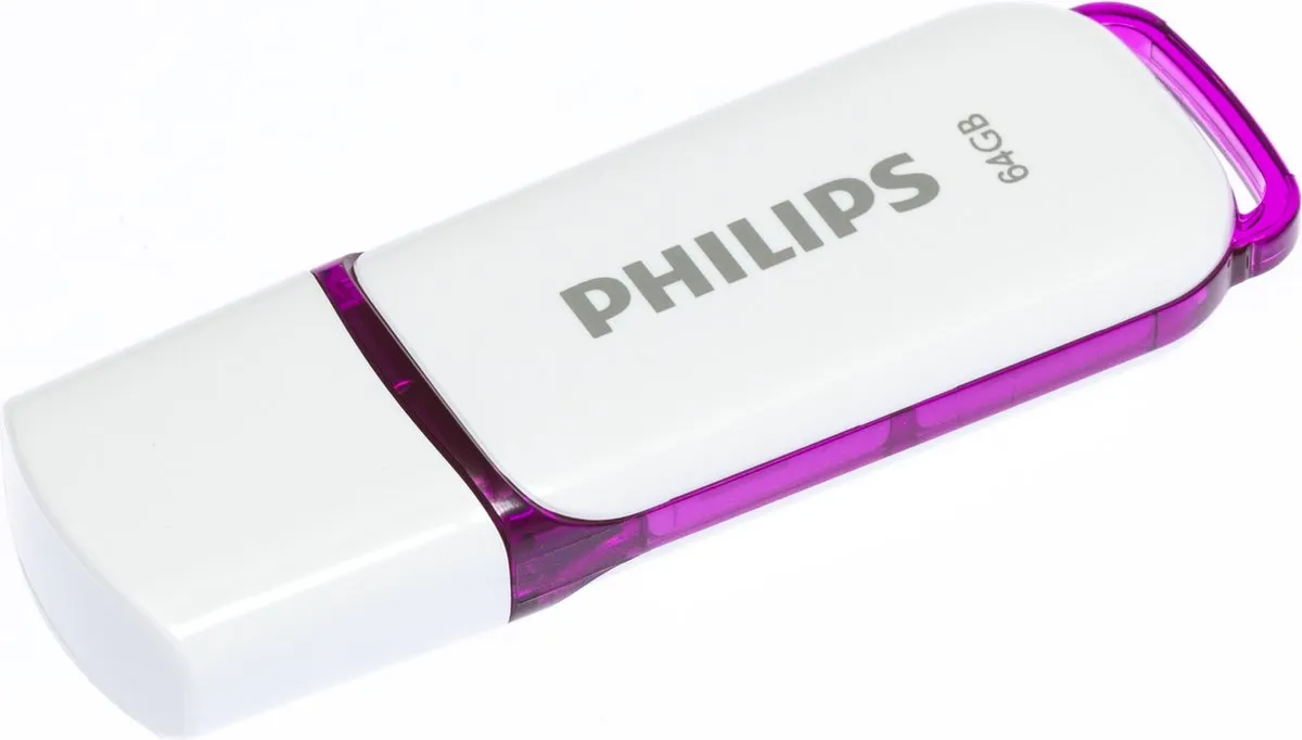 Philips USB Stick SNOW FM64FD70B 64GB - Paars - afbeelding 6 van 6