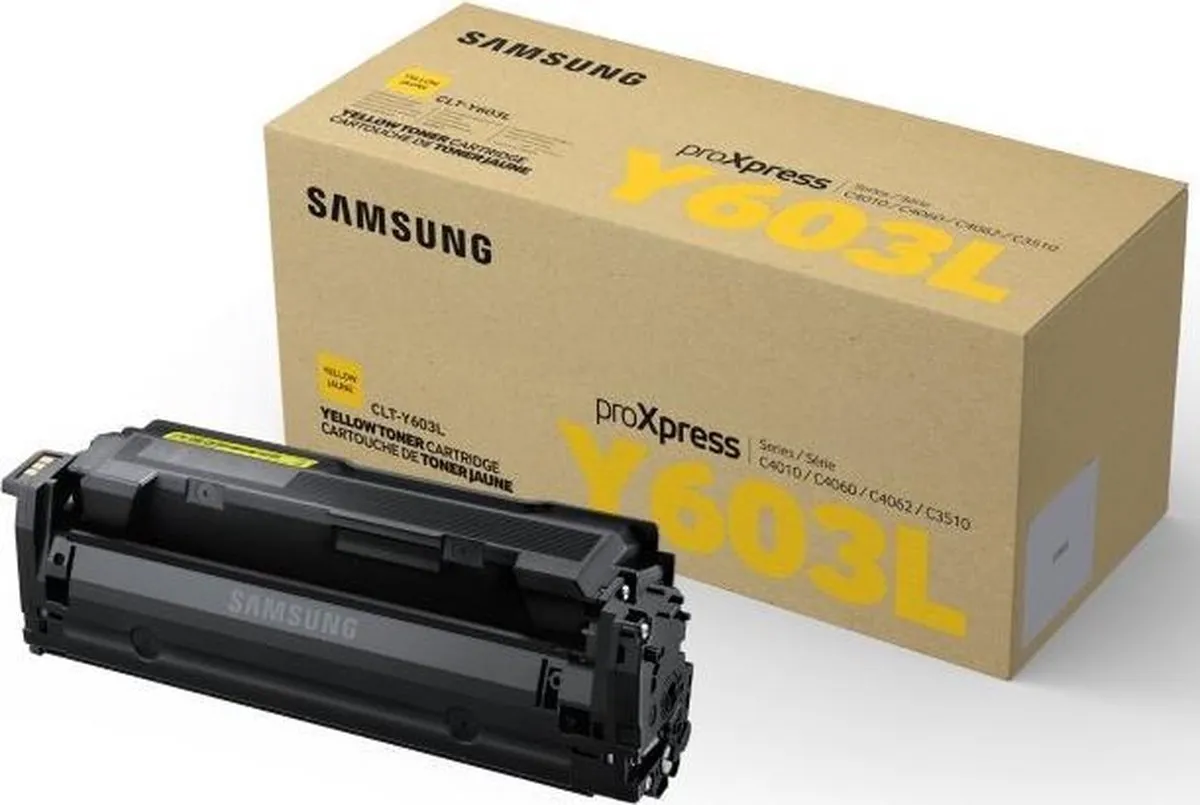Samsung CLT-Y603L/ELS Tonercartridge - Geel