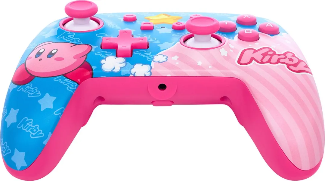 PowerA NSGP0067-01 Bedrade Controller Nintendo Switch - Kirby Blauw/Rose