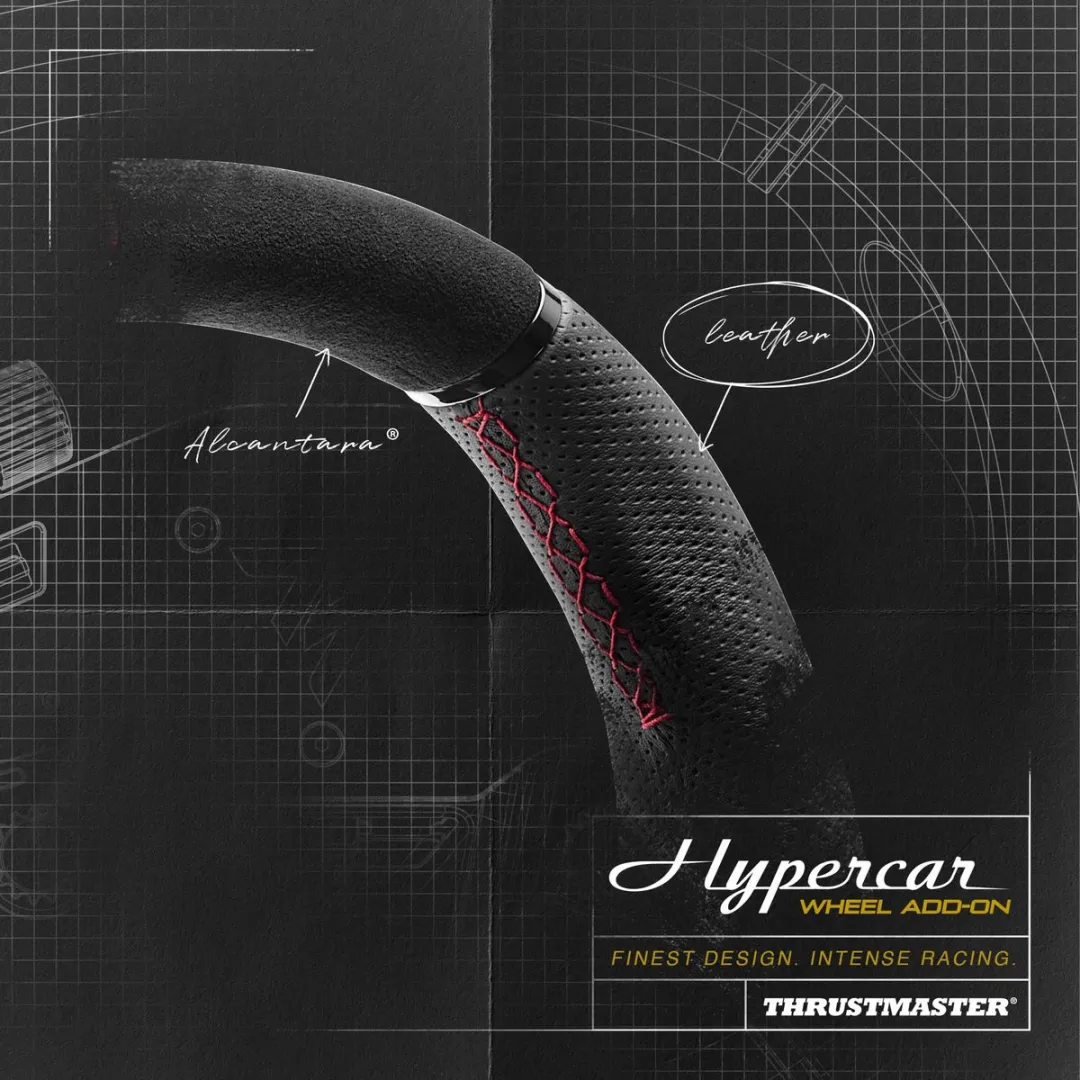 Thrustmaster Hypercar Wheel Add-On 4060304 - Zwart Metaal