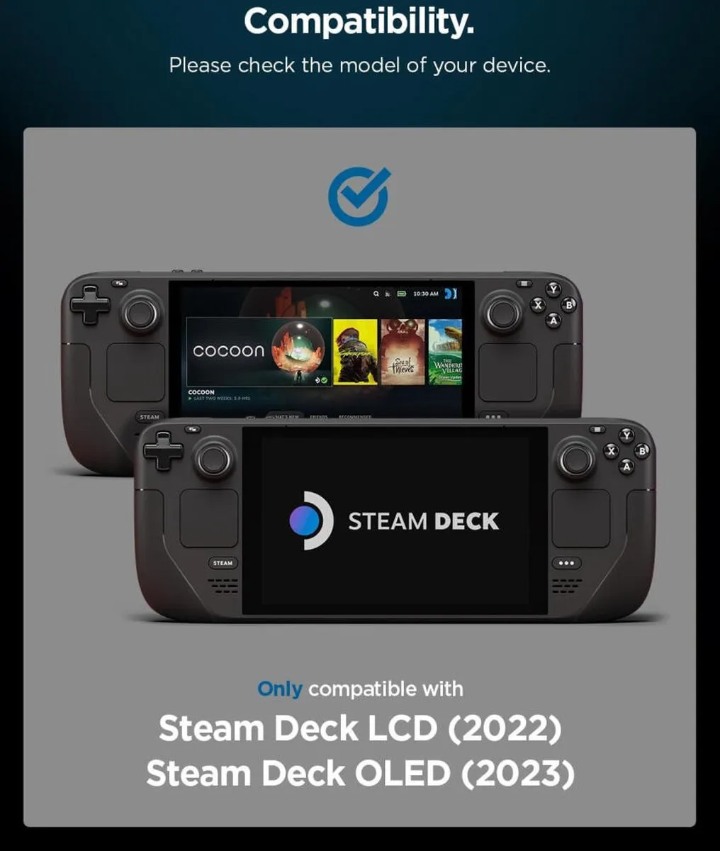 Spigen Steam Deck AGL05600 Schermbeschermer - Gehard Glas - afbeelding 6 van 6
