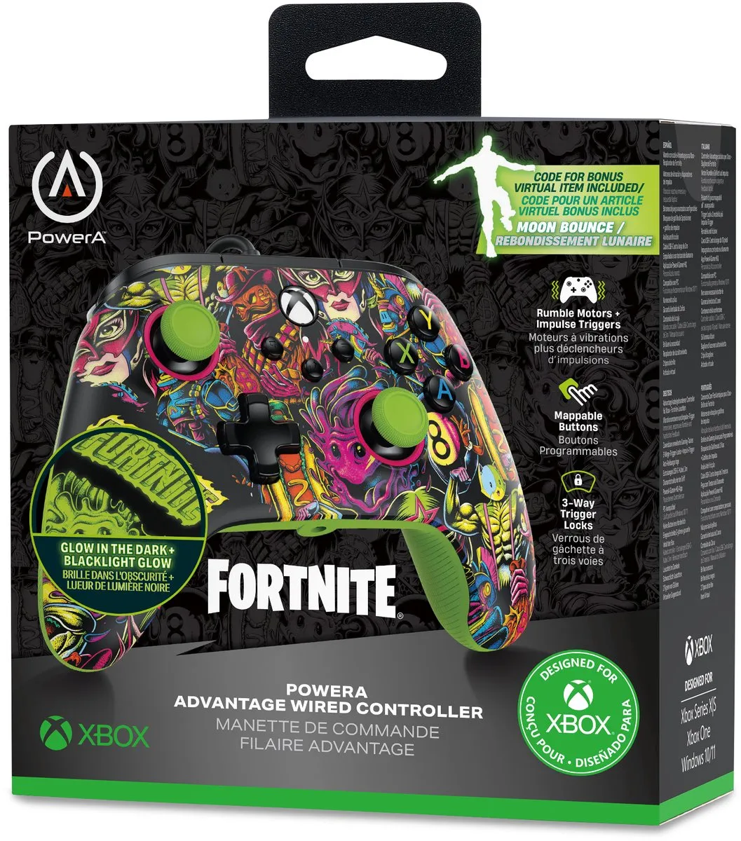 PowerA Advantage XBGP0438-01 Bedrade Controller - Fortnite Glow