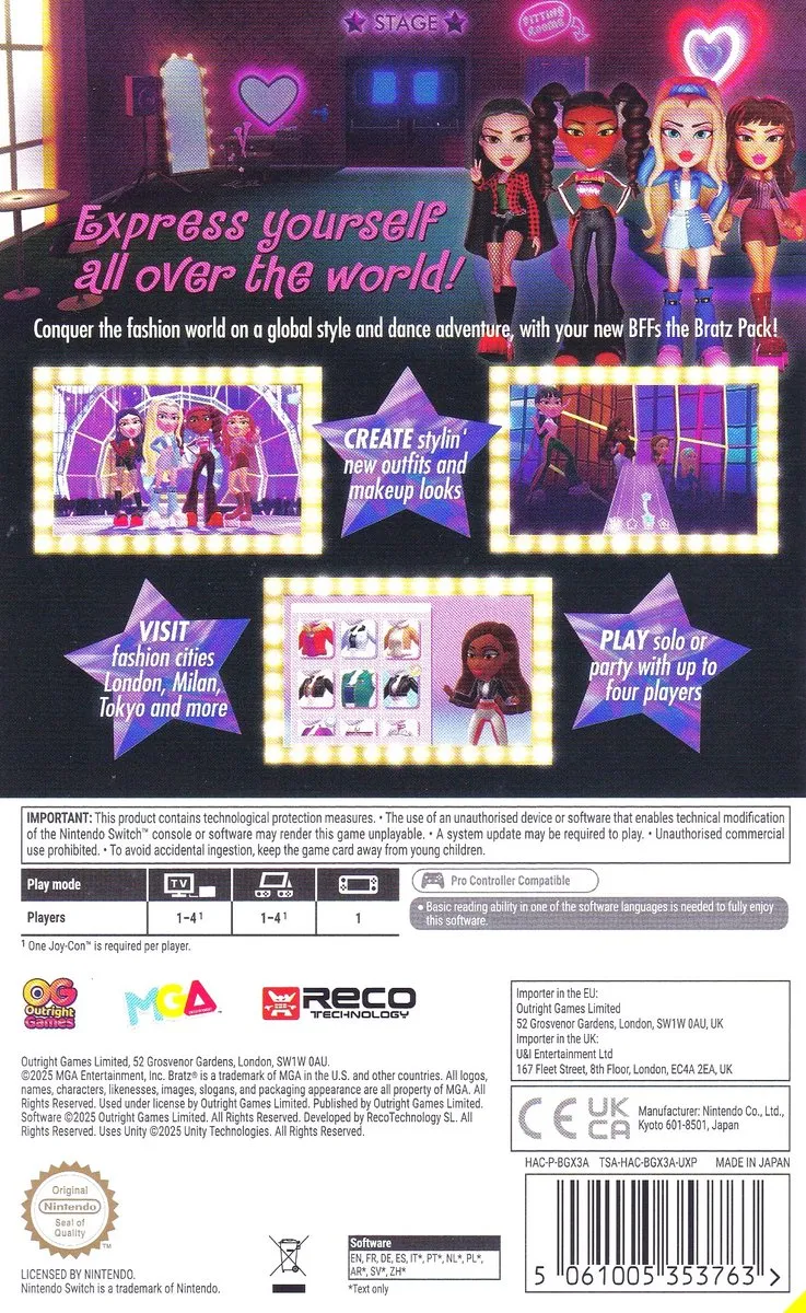 Outright Games Bratz Rhythm Style Switch