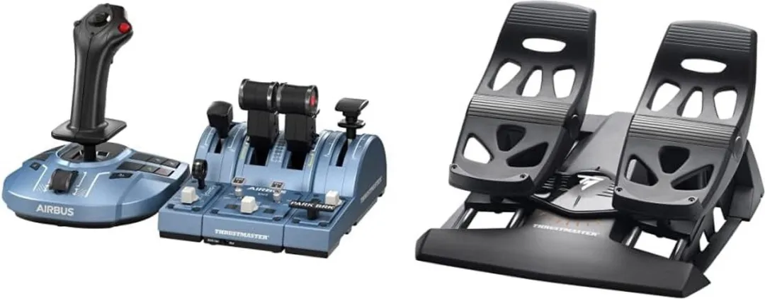 Thrustmaster TCA Captain Pack Airbus Edition Joystick + Throttle + TFRP Rudder P