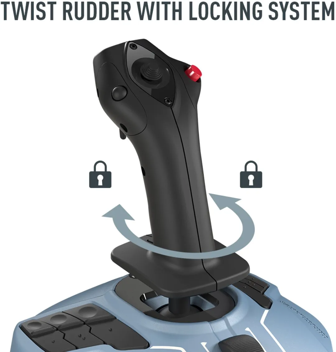 Thrustmaster TCA Captain Pack Airbus Edition Joystick + Throttle + TFRP Rudder Pedals
