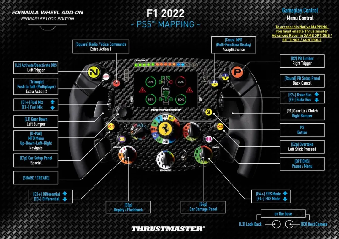 Thrustmaster Formula Wheel Ferrari SF1000 Edition 4060172 - Zwart
