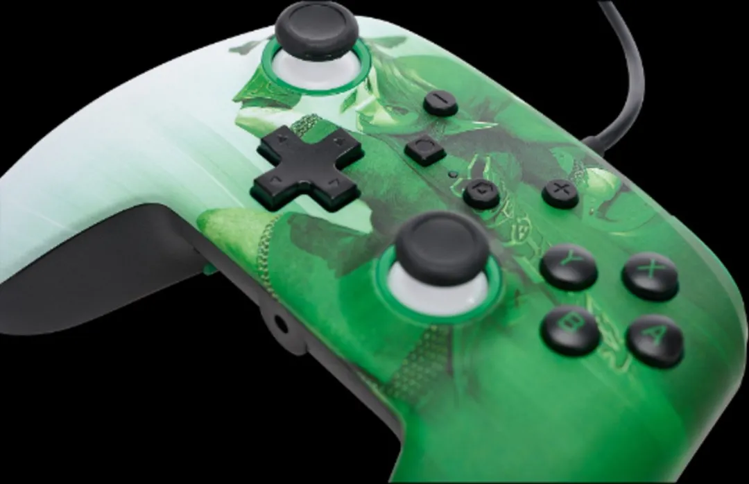 POWERA Heroic Link Bedrade Controller 18 Knoppen - Groen/Wit