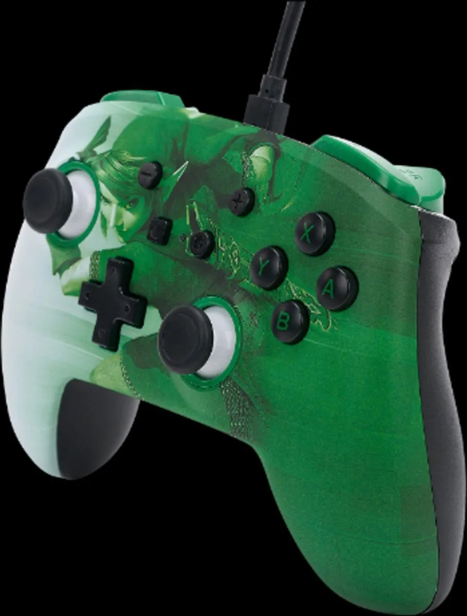 POWERA Heroic Link Bedrade Controller 18 Knoppen - Groen/Wit