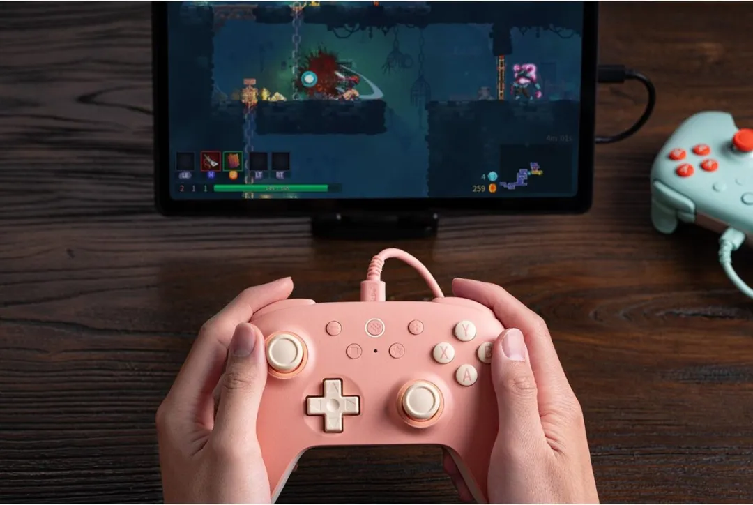 8Bitdo Ultimate 2C Controller RET00476 - Roze - afbeelding 6 van 6