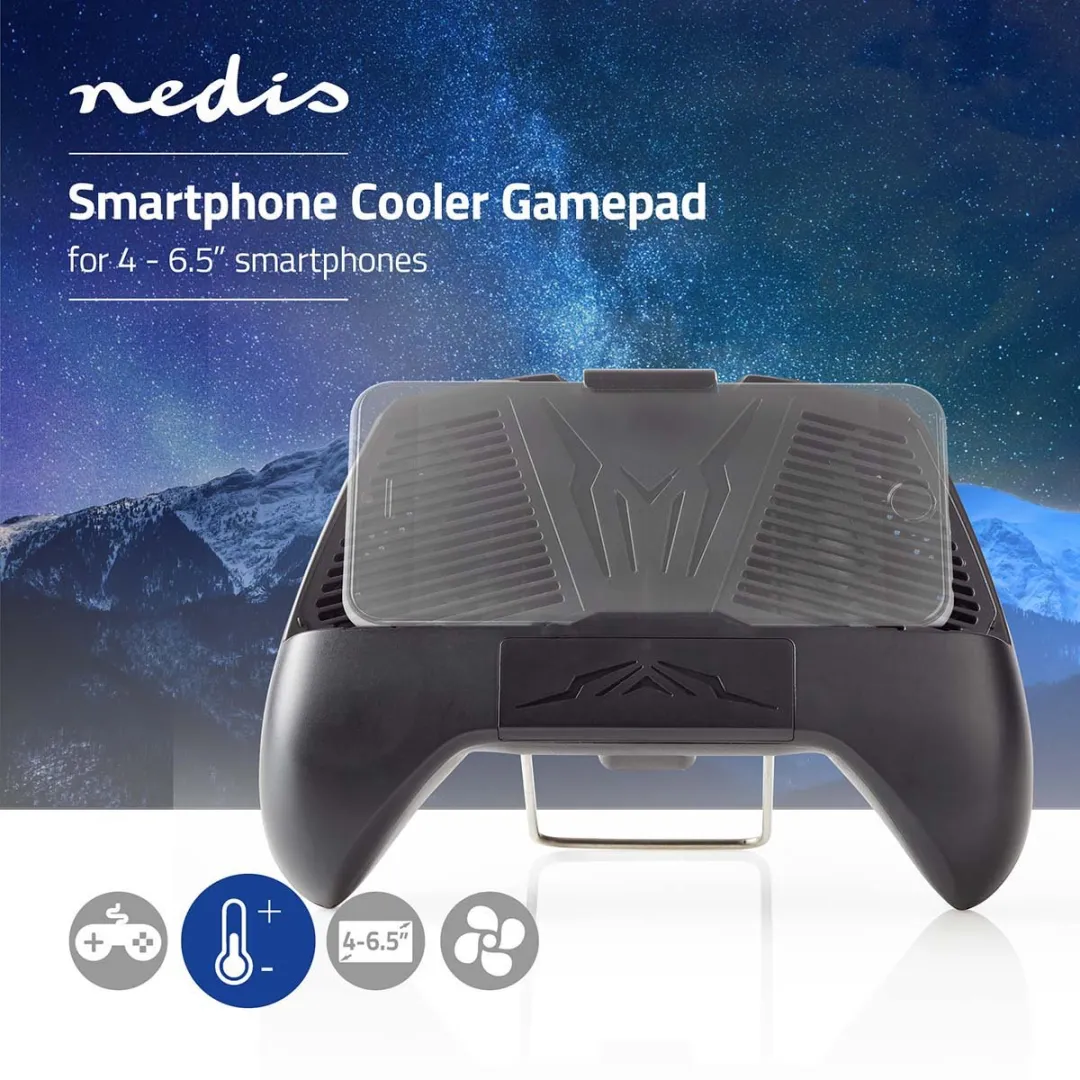 Nedis SGPD100BK Smartphone Gaming Houder - Zwart