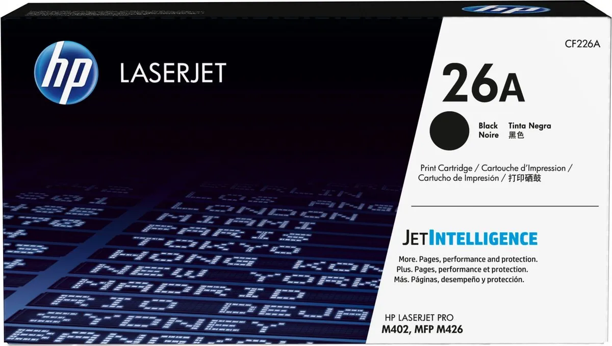 HP 26A Tonercartridge - 9.000 pagina's - Zwart