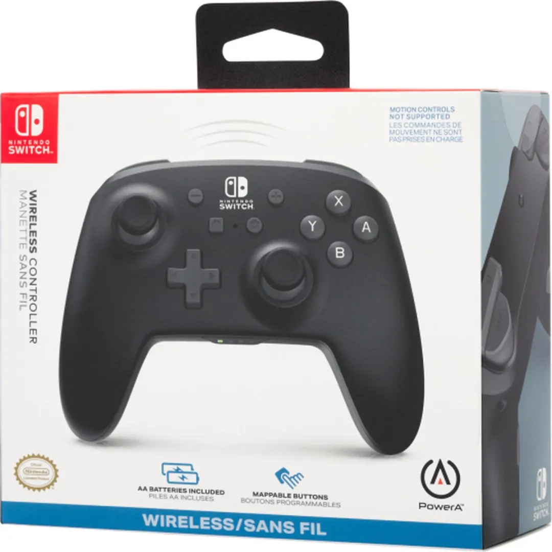 POWERA NSGP0009-01 Draadloze Controller Nintendo Switch - Middernacht - Zwart