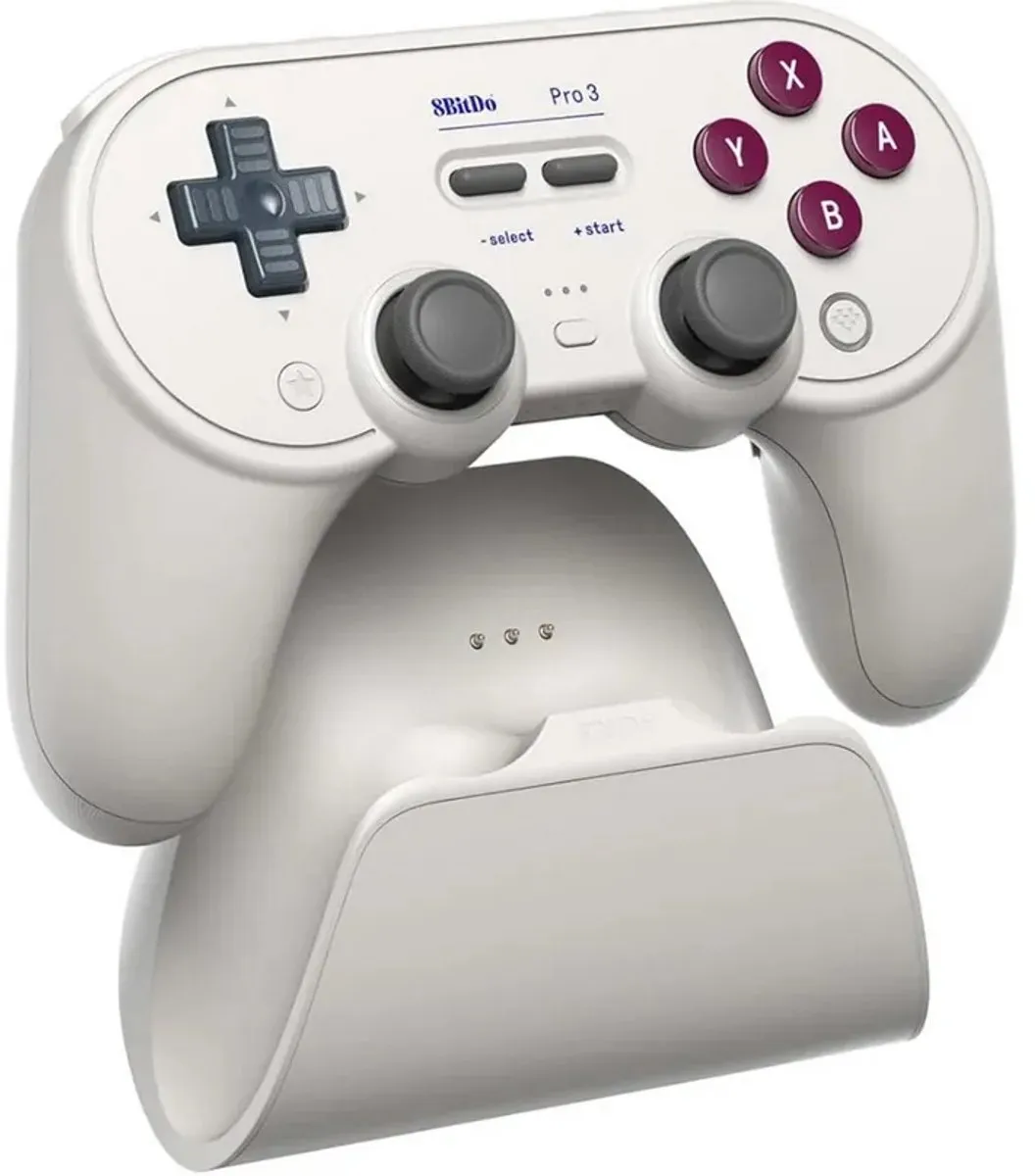 8BitDo Pro 3 RET00855 Bluetooth Controller - Zilver - afbeelding 6 van 6