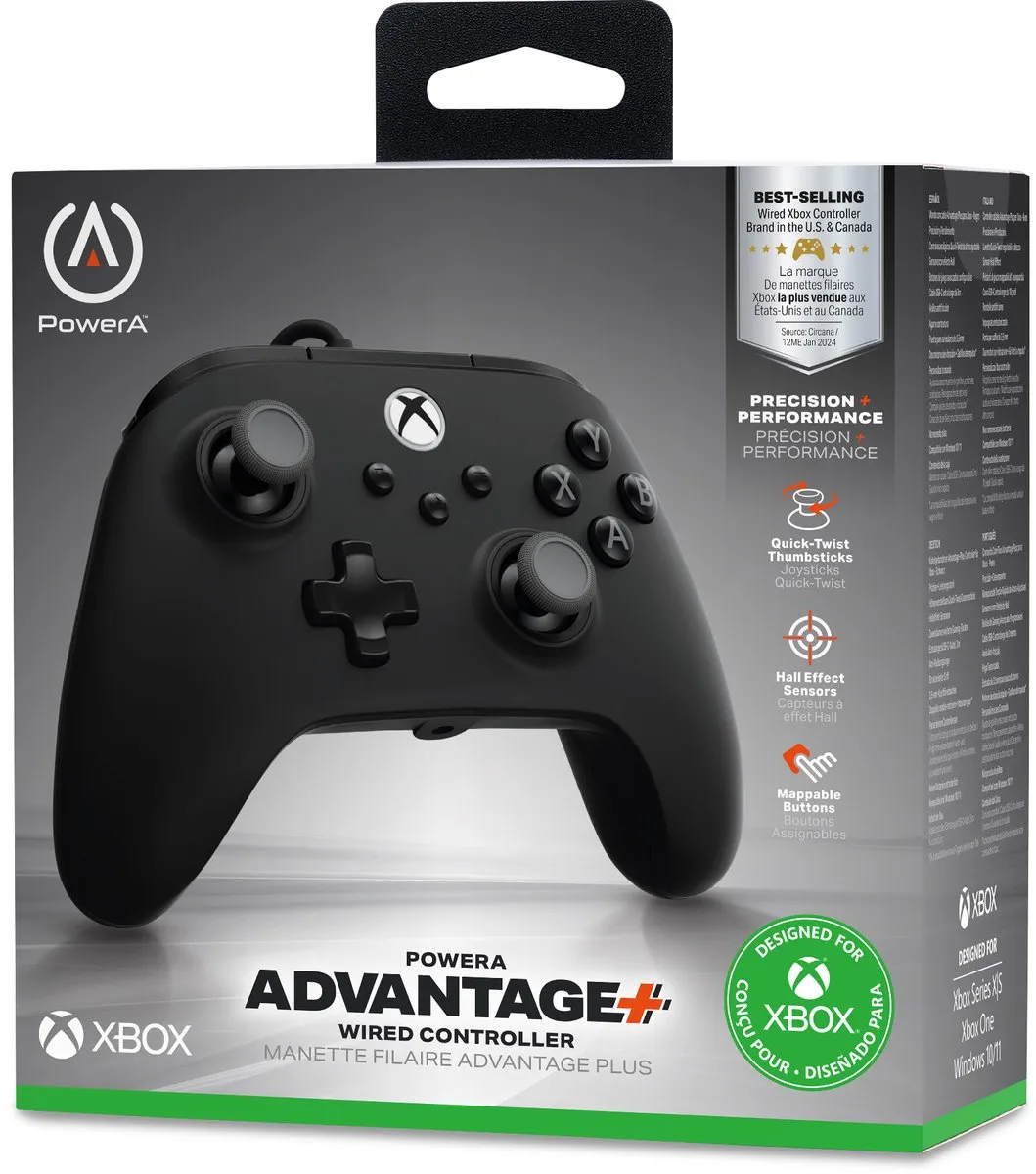 PowerA Advantage Plus Bedrade Controller voor Xbox Series X|S - Zwart
