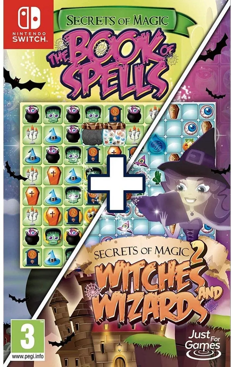 Just For Games Secrets of Magic 1+2 Switch Code
