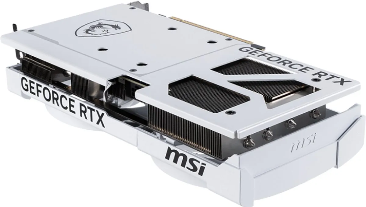 MSI GeForce RTX 5070 12G Ventus 2X OC White Videokaart - 12GB GDDR7