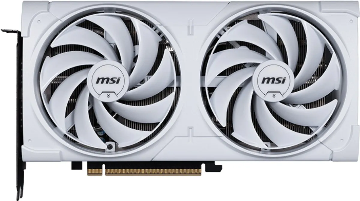 MSI GeForce RTX 5070 12G Ventus 2X OC White Videokaart - 12GB GDDR7