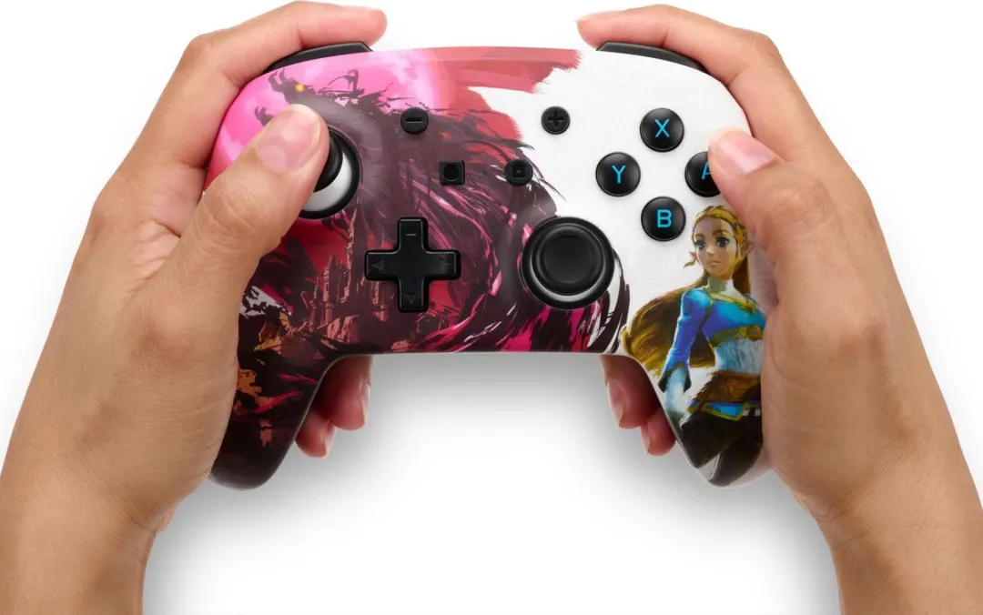 POWERA Enhanced Draadloze Controller 1522654-01 - Blood Moon Zelda - Wit