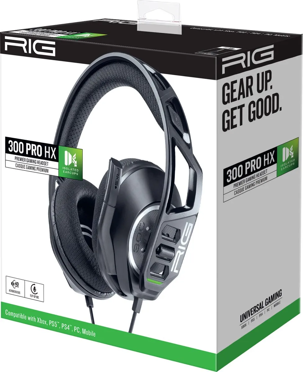 Nacon RIG 300 HX Pro Gaming Headset - Xbox Series X/One - Zwart
