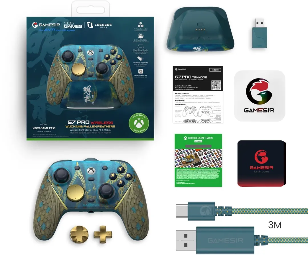 Gamesir G7 Pro Draadloze Controller - Xbox Series X|S/One/PC - Wuchang Fallen Feathers - afbeelding 6 van 6