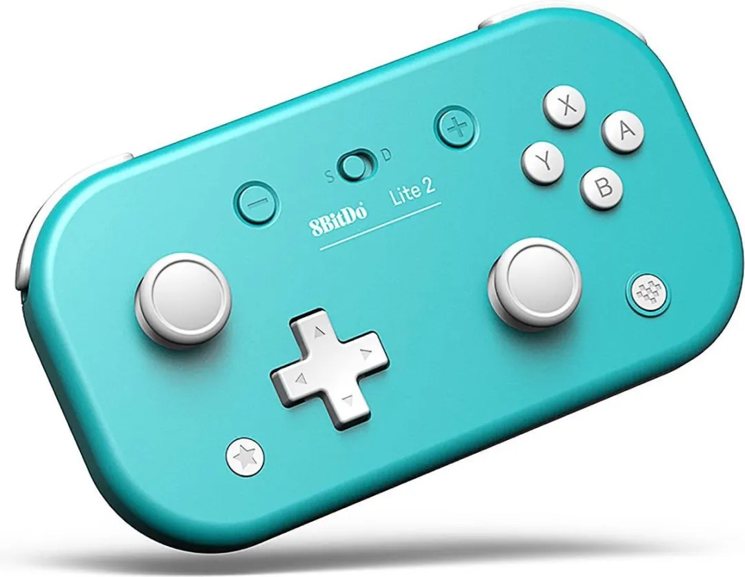 8Bitdo Lite 2 Turkoois Bluetooth/USB Gamepad Analoog/digitaal Android, Nintendo Switch, Nintendo Switch Lite