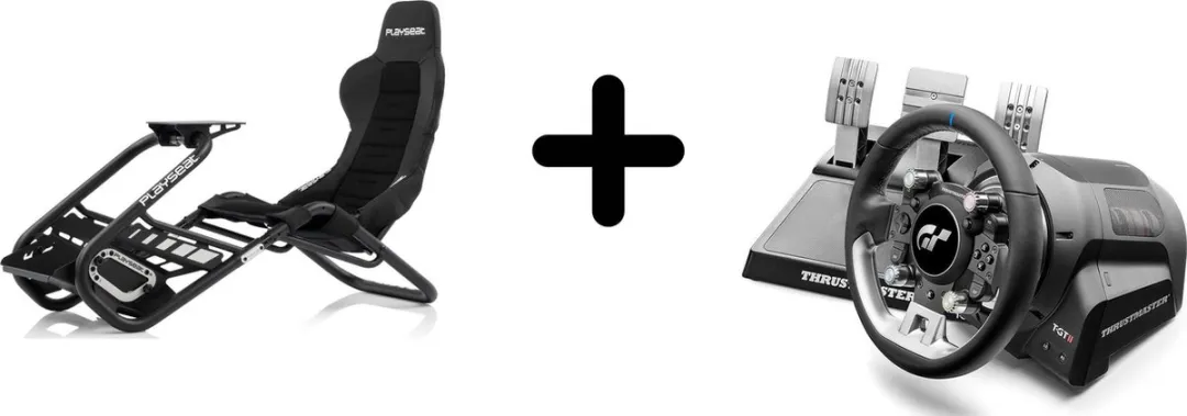 Thrustmaster T-GT II Racestuur met 3 Pedalen + Playseat Trophy