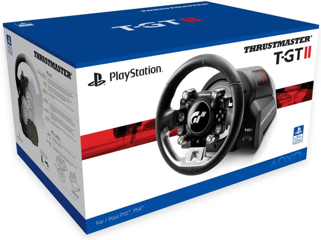 Thrustmaster T-GT II Racestuur met 3 Pedalen + Playseat Trophy