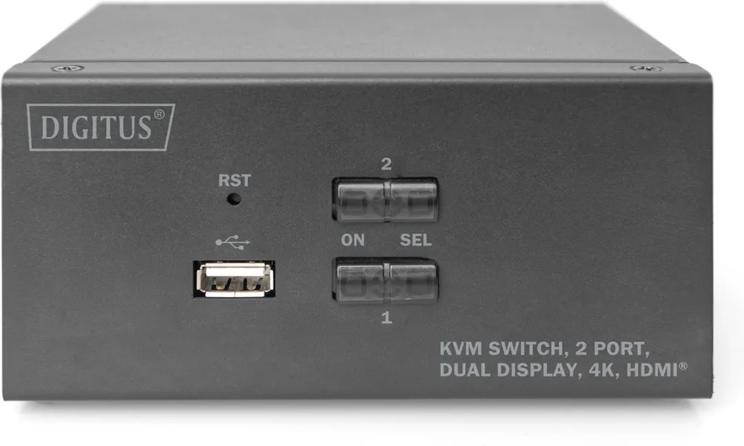 Digitus DS-12860 KVM-switch - HDMI - Zwart